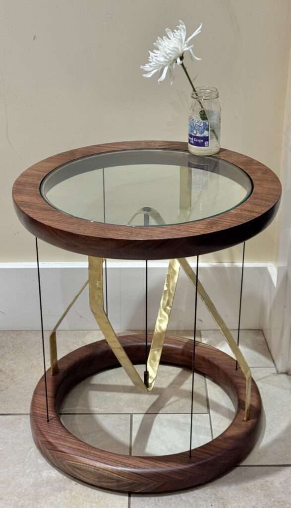 Tensegrity Rocking Side-table ‣ I Have An Idea Tensegrity Rocking Side-table