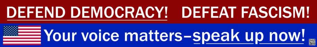 Defend Democracy Defeat Fascism 2 ‣ I Have An Idea