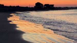 Egypt Beach, Scituate, MA Sunset, July 4, 2025