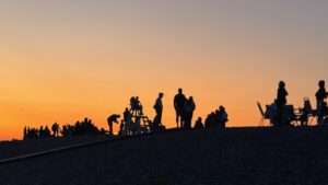 Waiting for the fireworks, July 4, 2025, Egypt Beach, Scituate, MA